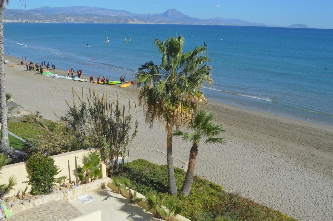 Maravilloso Apartamento Amanecer Cabo A Pie De Playa Y Mar En Chalet Roquetes Alicante Exterior foto