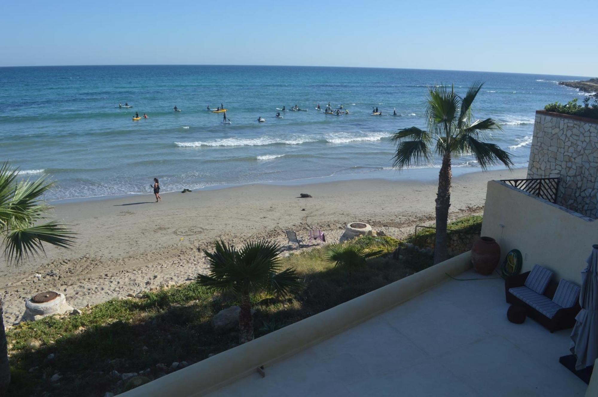 Maravilloso Apartamento Amanecer Cabo A Pie De Playa Y Mar En Chalet Roquetes Alicante Exterior foto