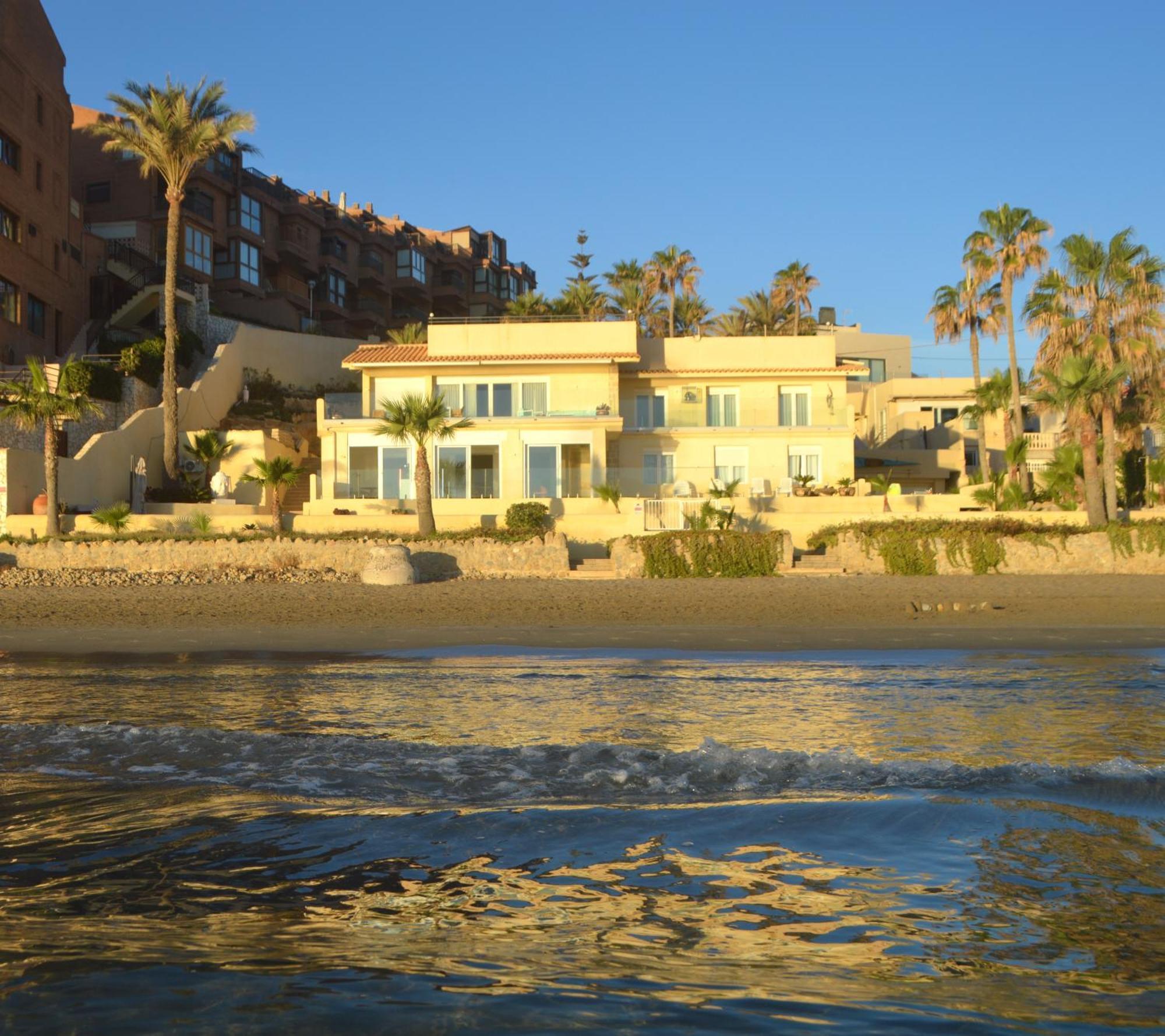 Maravilloso Apartamento Amanecer Cabo A Pie De Playa Y Mar En Chalet Roquetes Alicante Exterior foto
