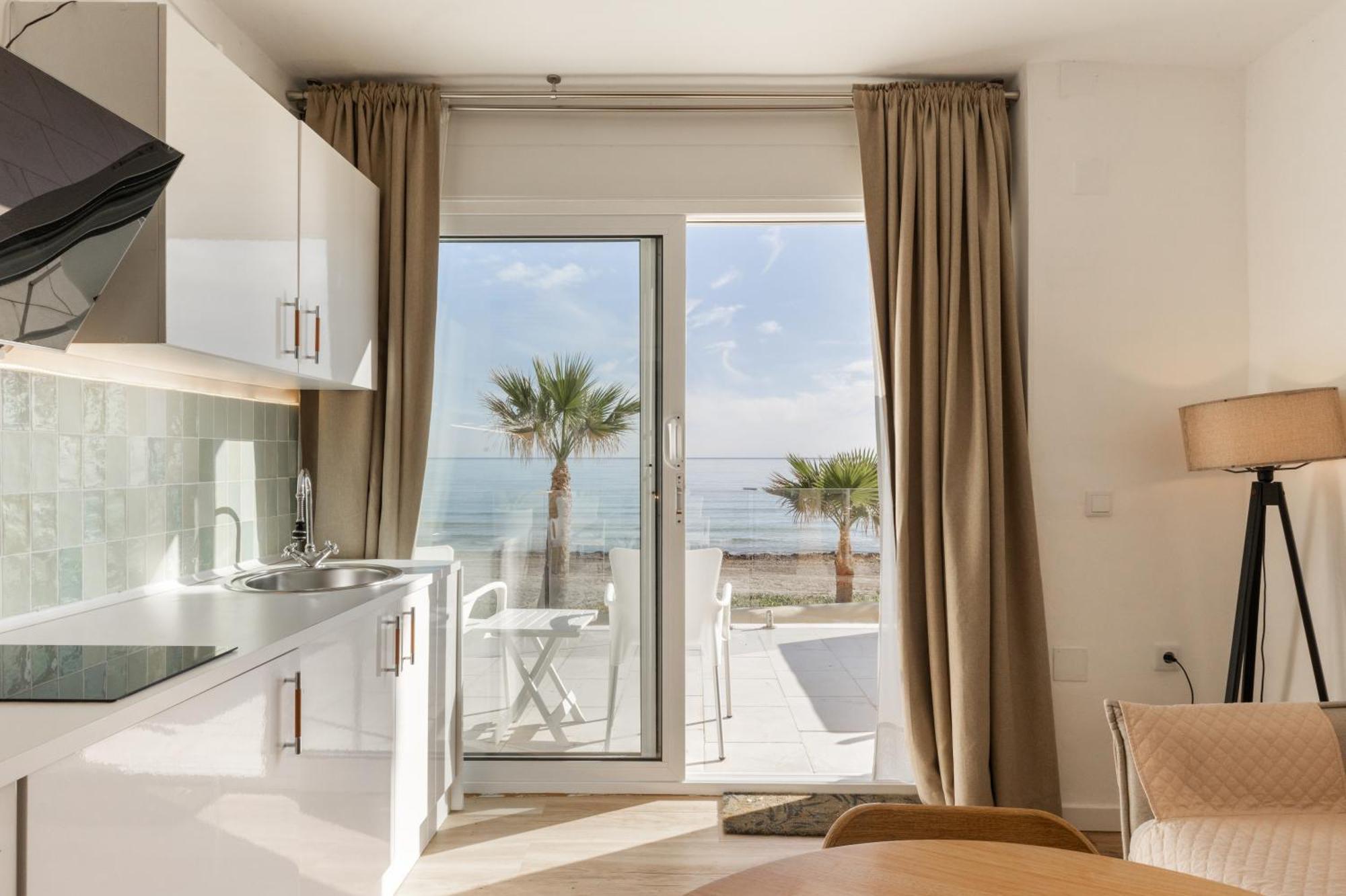 Maravilloso Apartamento Amanecer Cabo A Pie De Playa Y Mar En Chalet Roquetes Alicante Exterior foto